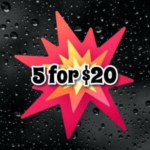 5 For $20 Sale